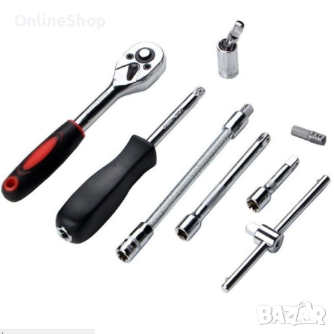 Комплект двустранни гаечни ключове, 46 части, хром-ванадиева стомана, снимка 6 - Ключове - 53226191