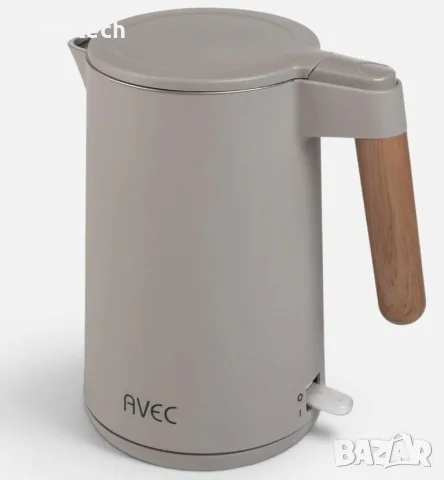 Метална електрическа кана Avec мат тауpe 1,5 л – 2200 W