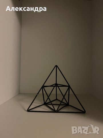 Пирамида свещник, снимка 2 - Декорация за дома - 39145239