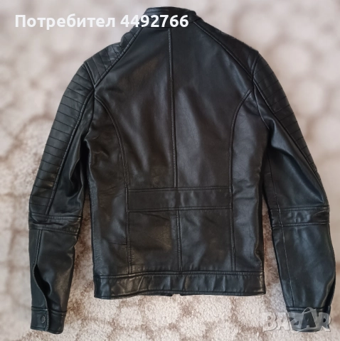 Кожено яке от естествена кожа Barneys originals , снимка 9 - Якета - 52101104