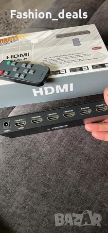 Нов HDMI KVM превключвател Audio Extractor 5 в 1 за PS5 PS4 / Slim Pro , снимка 2 - Друга електроника - 42059020