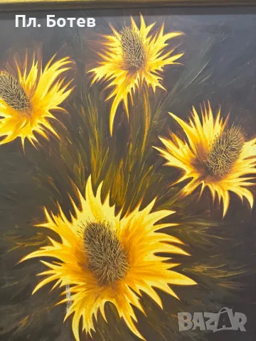 Стара маслена картина, снимка 2 - Картини - 48281910