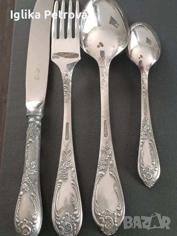 Нови,посребрени,руски прибори, снимка 17 - Антикварни и старинни предмети - 53023623