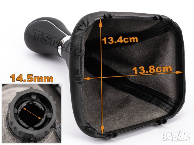 КОЖЕНА ТОПКА за СКОРОСТЕН ЛОСТ С МАНШОН за MERCEDES W203 S203 CL203 CLK C209 A209 МЕРЦЕДЕС FACELIFT, снимка 3 - Аксесоари и консумативи - 41793251