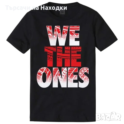 Мъжка тениска WWE The Bloodline Roman Reigns We The Ones M Medium черна