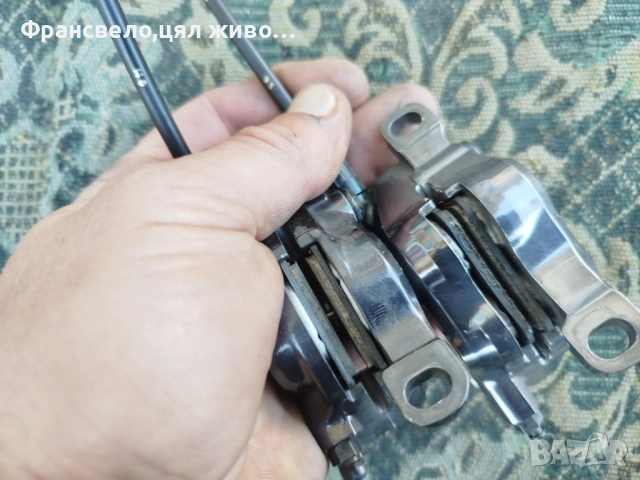 Хидравлични спирачки за велосипед колело Shimano deore xt свалени от 29 цола , снимка 5 - Части за велосипеди - 52415322