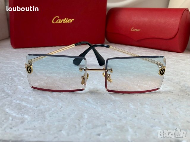 Cartier висок клас прозрачни слънчеви очила Мъжки Дамски слънчеви, снимка 3 - Слънчеви и диоптрични очила - 39140229