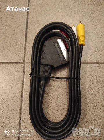 Продавам скарт кабел с 3 чинча
