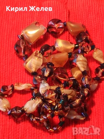 СТАРИННО МЪНИСТЕНО КОЛИЕ с НАТУРАЛЕН ЯСПИС 9120, снимка 9 - Антикварни и старинни предмети - 29555825