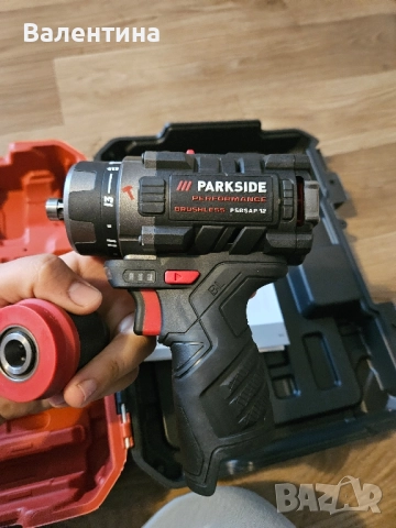 Ударен винтоверт Parkside PSBSAP 12V A1 ,45nm, снимка 6 - Винтоверти - 52436366
