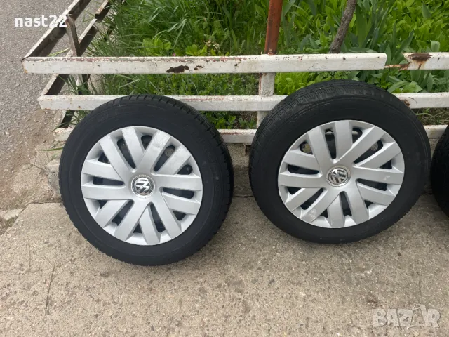 4бр.Джанти 15-ки с Гуми 185/65/15 5Х100 всесезонни Фолксваген , снимка 4 - Гуми и джанти - 49896779
