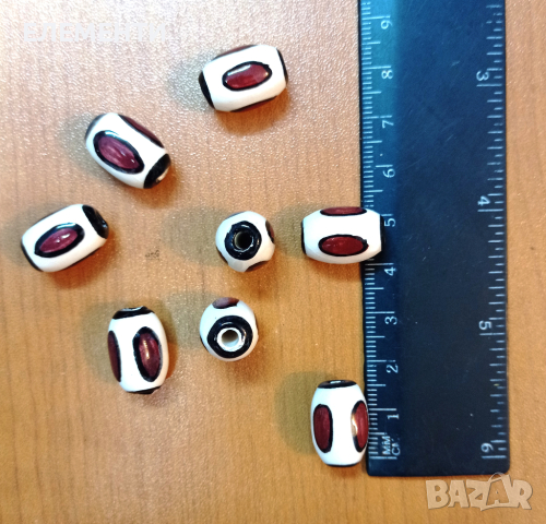 Глазирани Керамични Мъниста, снимка 2 - Ръчно изработени сувенири - 44819703