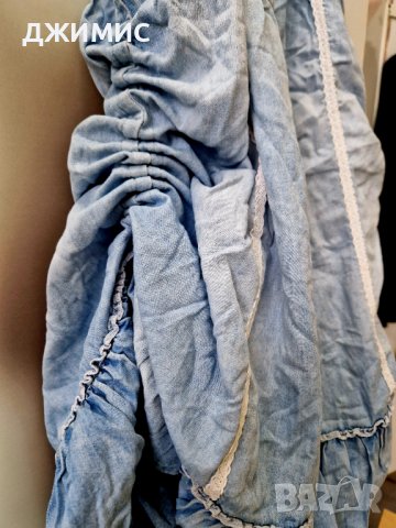 Невероятна дънкова рокля за момиче , снимка 7 - Детски рокли и поли - 40373036