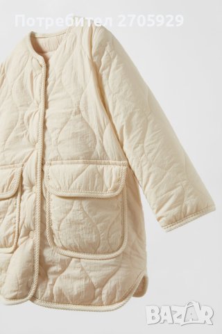 Ново Zara двулицево пухено палто/яке, размер 13-14 г. (164 см), снимка 4 - Якета - 44254727