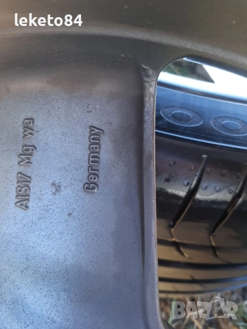 Оригинални джанти Mercedes AMG Borbet 19' + НОВИ ГУМИ 245/35 Мерцедес, снимка 9 - Гуми и джанти - 51773800