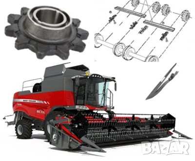Изгоднo части за комбайни CNH,AGCO,CLAAS,JD, снимка 2 - Селскостопанска техника - 53496639