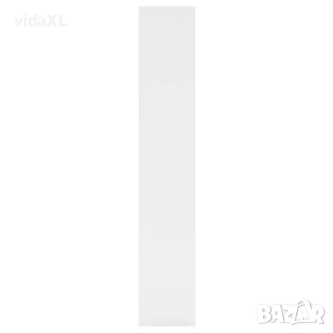 vidaXL Стенен рафт, бял, 36x16x90 см, инженерно дърво, снимка 5 - Етажерки - 56147796