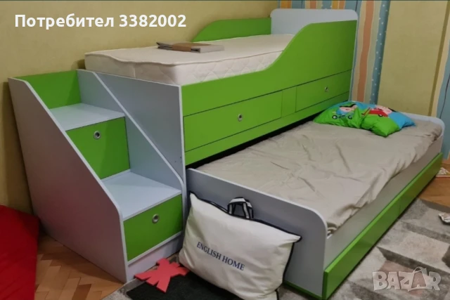 Двуетажно детско легло , снимка 1