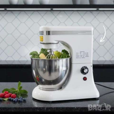 Планетарен миксер ST-BH7 – 7L професионален помощник в кухнята, снимка 6 - Друга електроника - 51851753