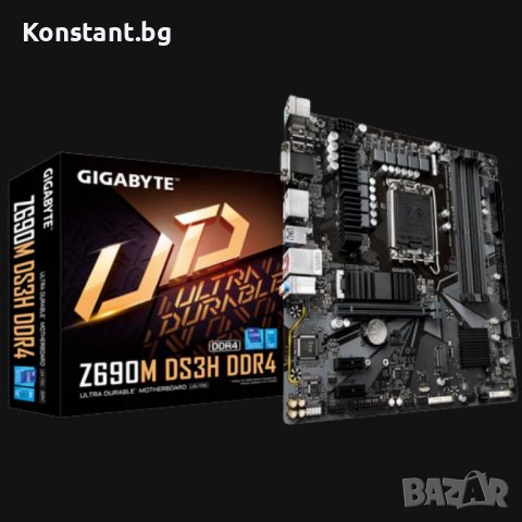 Дънна платка Gigabyte Z690M DS3H, снимка 1 - Дънни платки - 39515585