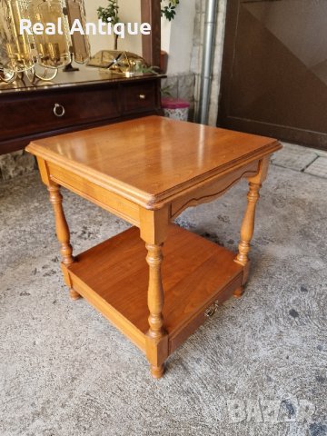 Уникална антикварна дизайнерска шведска масичка , снимка 3 - Антикварни и старинни предмети - 42420125