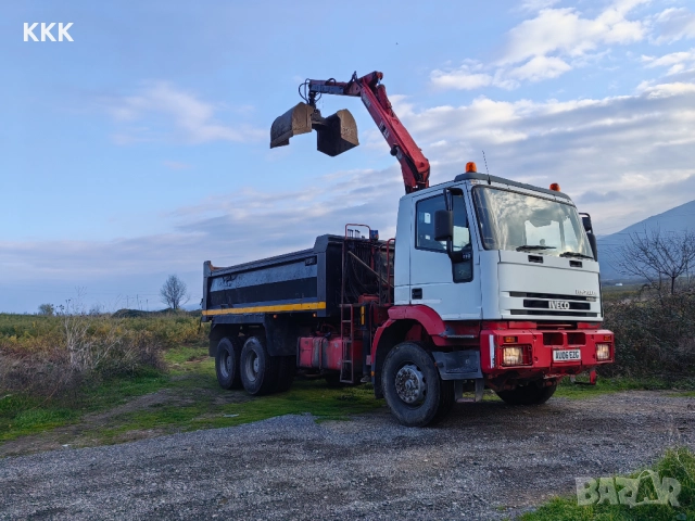 Самосвал кран граифер 6x4