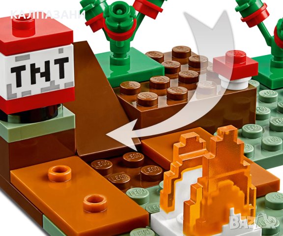 LEGO® Minecraft™ 21162 - Приключение в тайгата, снимка 7 - Конструктори - 40915592