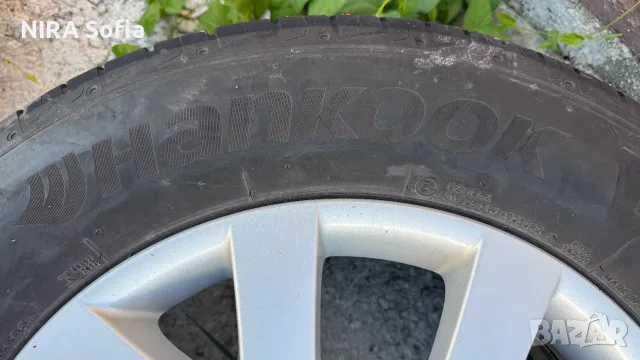Оригинални алуминиеви джанти Mazda 18” х 7 1/2 J 50 с гуми Hankook Ventus Slevo 2 Suv 235/60R18, снимка 5 - Гуми и джанти - 56121813