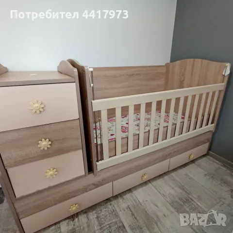 Детска дървена кошара + матрак, снимка 17 - Кошарки - 49534864