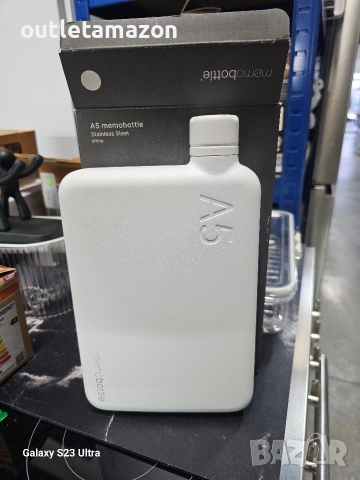 Бутилка A5 Memoboth от неръждаема стомана, бяла, снимка 8 - Други стоки за дома - 52663975