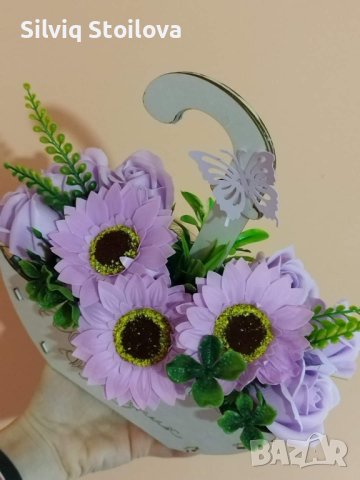 Чадъри със сапунени цветя невероятен букет който би зарадвал всеки                          , снимка 12 - Подаръци за жени - 40957924