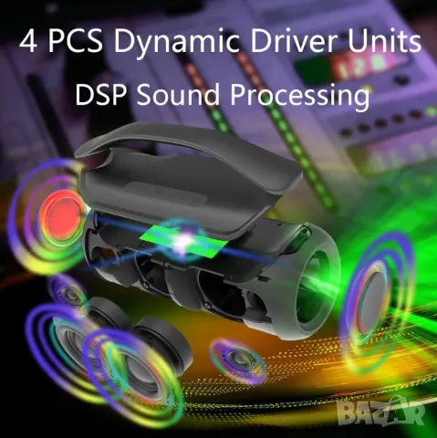 120W SODLK T300 Subwoofer Bluetooth Speakers Wireless TWS Interconection NFC HIFI 6D Stereo Surround, снимка 10 - Тонколони - 48251559