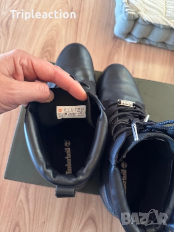 Timberland Lyonsdale 6 in boot black full grain 41.5, снимка 7 - Дамски боти - 52376956