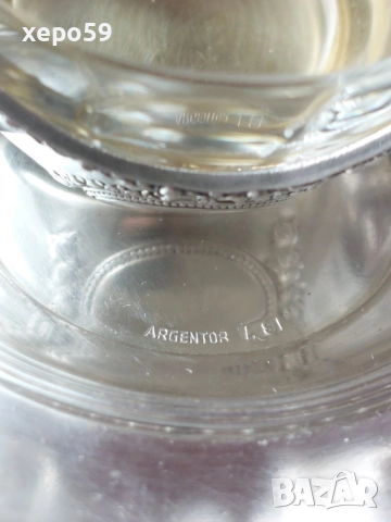 Посребрен комлект за кафе-каничка, захарница, и чашки за кафе/чаша ,сребро, кана/, снимка 6 - Сервизи - 52351137