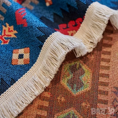 Бохемско шалте за диван ,легло, снимка 5 - Покривки за легло - 52849981