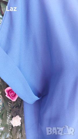 официална дамска блуза риза кралско синьо, снимка 3 - Ризи - 41448020