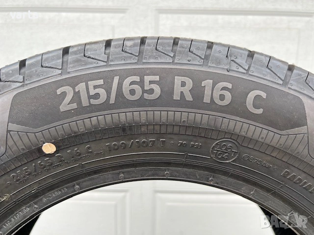 2бр нови БУСОВИ гуми Continental VanContact 215/65/16С, снимка 4 - Гуми и джанти - 53088195