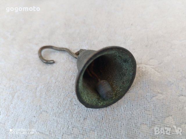 старо малко звънче, чан, хлопка за врата , снимка 6 - Други стоки за дома - 44157276