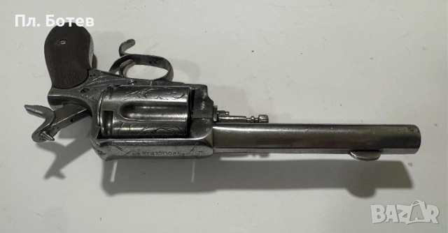 Рядък стар револвер, снимка 10 - Антикварни и старинни предмети - 51897030