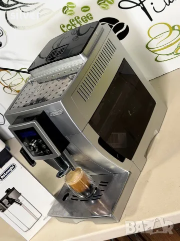 Кафемашина кафе автомат delonghi cappuccino с гаранция, снимка 7 - Кафемашини - 56215569