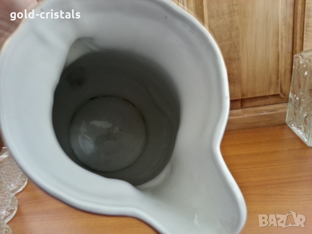 Стар български порцелан кана барок, снимка 4 - Антикварни и старинни предмети - 36051830