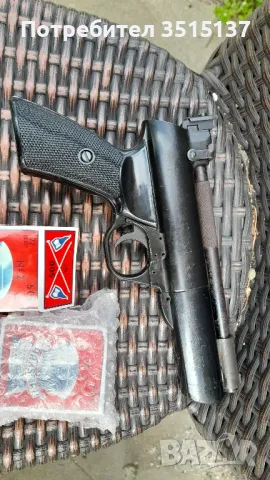 Webley tempest въздушен пистолет  английски  , снимка 4 - Антикварни и старинни предмети - 49964837