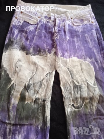 НОВИ ART Hand Made ръчно рисувани дънки на марката DRYKORN