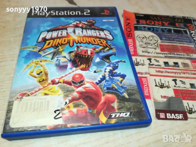 SONY PS2 GAME-POWER RANGERS DVD 2711250923, снимка 3 - Игри за PlayStation - 52557421