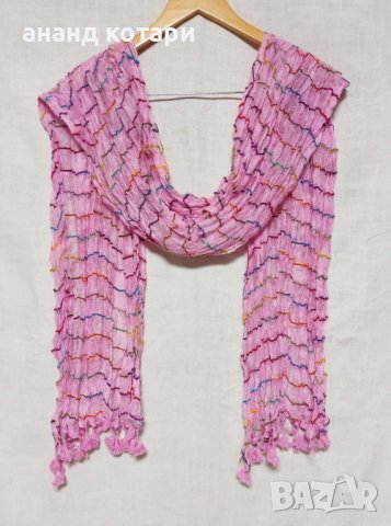 Шал с нежни, пролетни цветове (46-53), снимка 1 - Шалове - 44150306