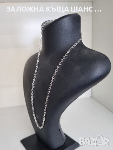 Старо сребърно синджирче 925 проба , снимка 3 - Колиета, медальони, синджири - 41425380