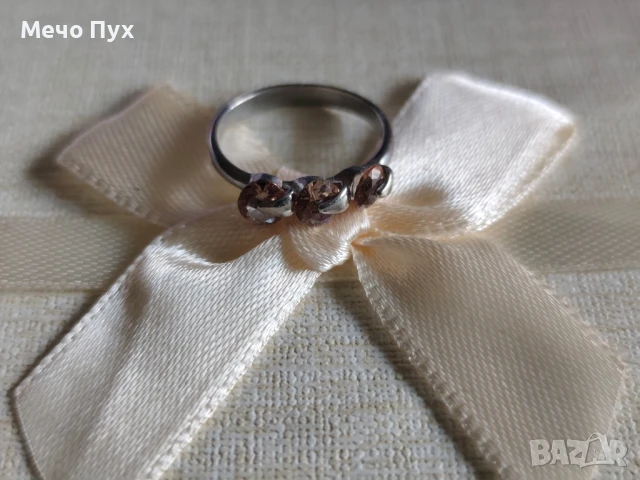 Сребърен пръстен (273), снимка 5 - Пръстени - 51196405