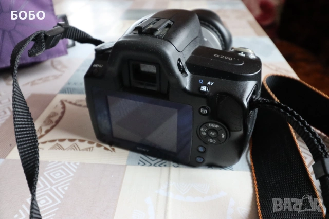 Фотоапарат Sony Alpha A290 с чанта и всички консумативи, снимка 7 - Фотоапарати - 53695247
