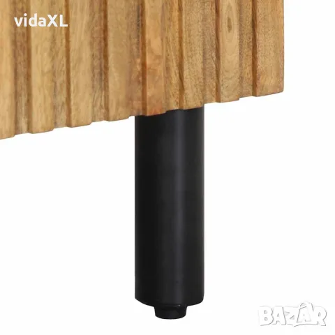 vidaXL Шкаф кафяв 40x33x75 cm Масивна дървесина Манго, снимка 6 - Шкафове - 56147545