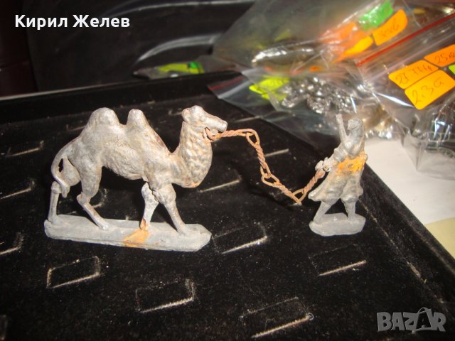 АРАБСКИ ВОИН с КАМИЛА 2 ОЛОВНИ СТАРИ ФИГУРКИ за КОЛЕКЦИЯ 9059, снимка 8 - Колекции - 34528970